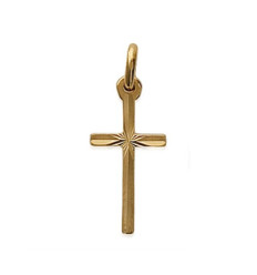 Pendentif plaqué or 750 3 microns