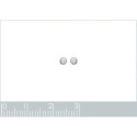 Boucles d'oreilles puces 3 mm - Naila - argent massif 925 - cristal transparent