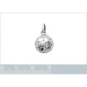Pendentif argent massif 925 rhodié