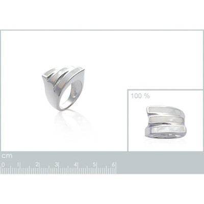 Bague argent massif 925 et nacre