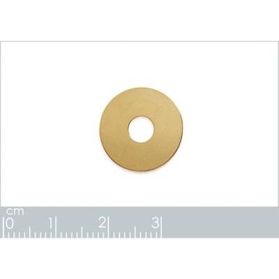 Pendentif plaqué or 750 3 microns