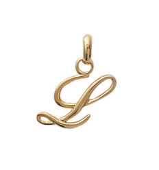 Pendentif plaqué or 750 3 microns