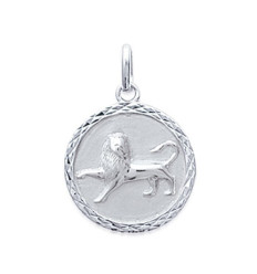 Pendentif argent massif 925 rhodié