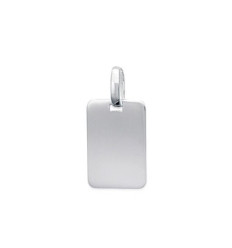 Pendentif argent massif 925 rhodié