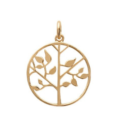 Pendentif plaqué or 750 3 microns