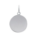Pendentif argent massif 925 rhodié
