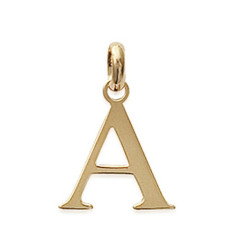 Pendentif plaqué or 750 3 microns