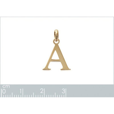 Pendentif plaqué or 750 3 microns