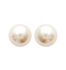 Boucles d'oreilles 5 mm puces clous - Jenna - argent  925 - imitation perles