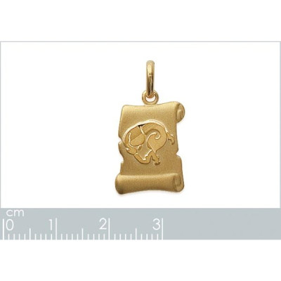 Pendentif plaqué or 750 3 microns