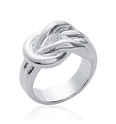 Bague argent massif 925 rhodié