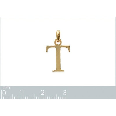 Pendentif plaqué or 750 3 microns