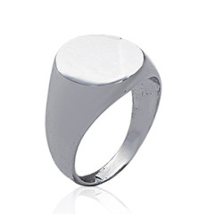 Bague argent massif 925 rhodié