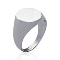 Bague argent massif 925 rhodié