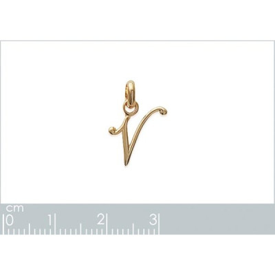 Pendentif plaqué or 750 3 microns