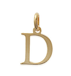 Pendentif plaqué or 750 3 microns