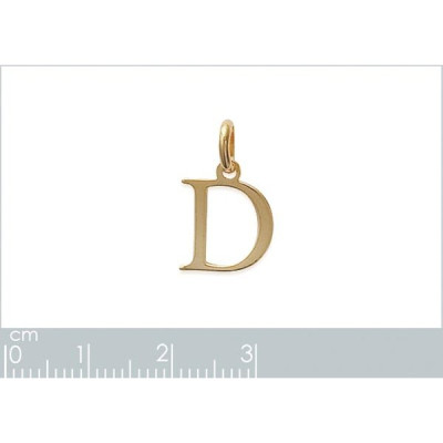 Pendentif plaqué or 750 3 microns