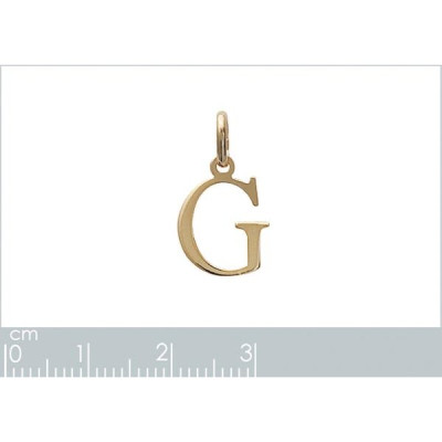 Pendentif plaqué or 750 3 microns