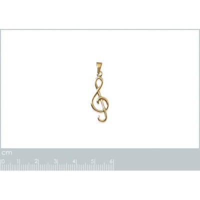 Pendentif plaqué or 750 3 microns