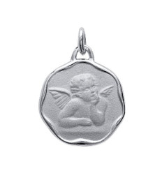 Pendentif argent massif 925 rhodié