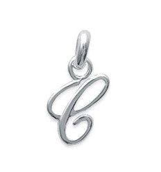 Pendentif argent massif 925 rhodié