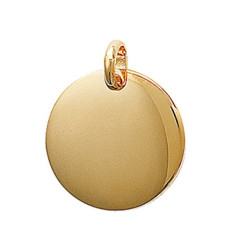 Pendentif plaqué or 750 3 microns