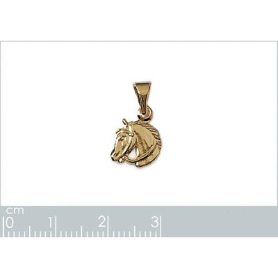 Pendentif plaqué or 750 3 microns