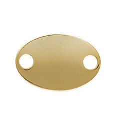 Pendentif plaqué or 750 3 microns