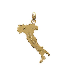 Pendentif plaqué or 750 3 microns