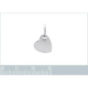 Pendentif argent massif 925 rhodié