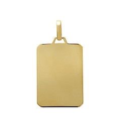 Pendentif plaqué or 750 3 microns