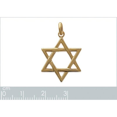 Pendentif plaqué or 750 3 microns