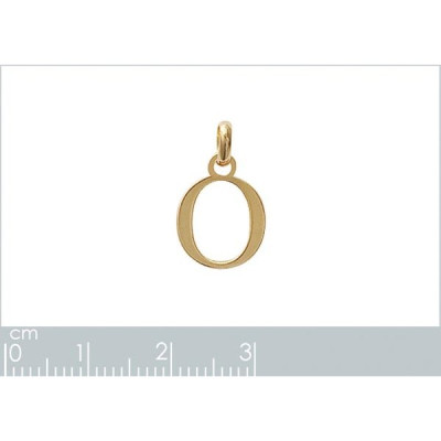 Pendentif plaqué or 750 3 microns
