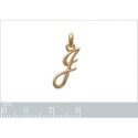 Pendentif plaqué or 750 3 microns