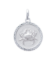 Pendentif argent massif 925 rhodié