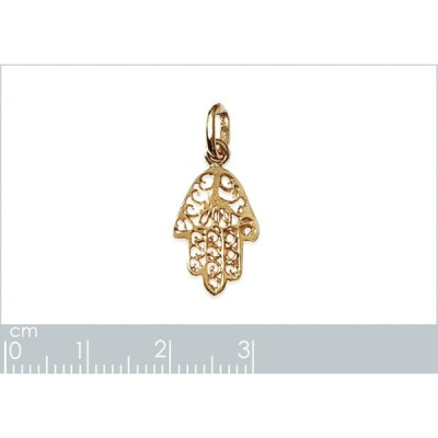 Pendentif plaqué or 750 3 microns