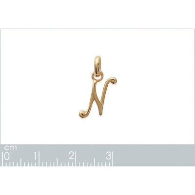 Pendentif plaqué or 750 3 microns