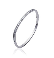 Jonc acier et oxyde de zirconium diamètre 62 mm