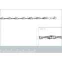 Bracelet argent massif 925 longueur 18 cm