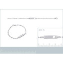 Bracelet argent massif 925 longueur 16 cm