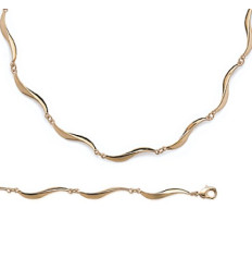 Collier plaqué or 750 3 microns longueur 42 cm