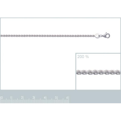 Chaîne argent massif 925 taille 60 cm