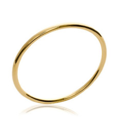 Jonc plaqué or 750 3 microns diamètre 66 mm