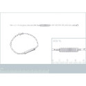 Bracelet argent massif 925 longueur 16 cm