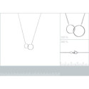 Collier argent massif 925 longueur 45 cm