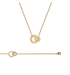 Collier plaqué or 750 3 microns