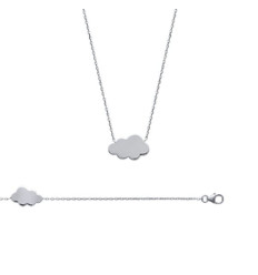 Bracelet argent massif 925 rhodié longueur 18 cm