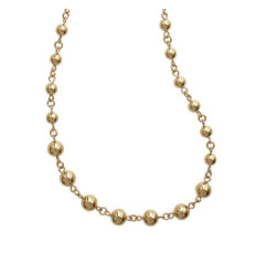 Collier plaqué or 750 3 microns longueur 45 cm