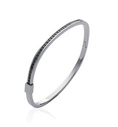 Jonc acier et oxyde de zirconium diamètre 62 mm