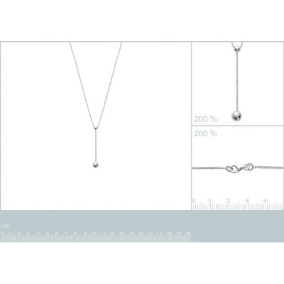 Collier argent massif 925 longueur 42 cm